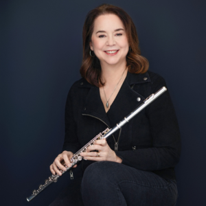 Photo of flute faculty member, Heidi Schuller.