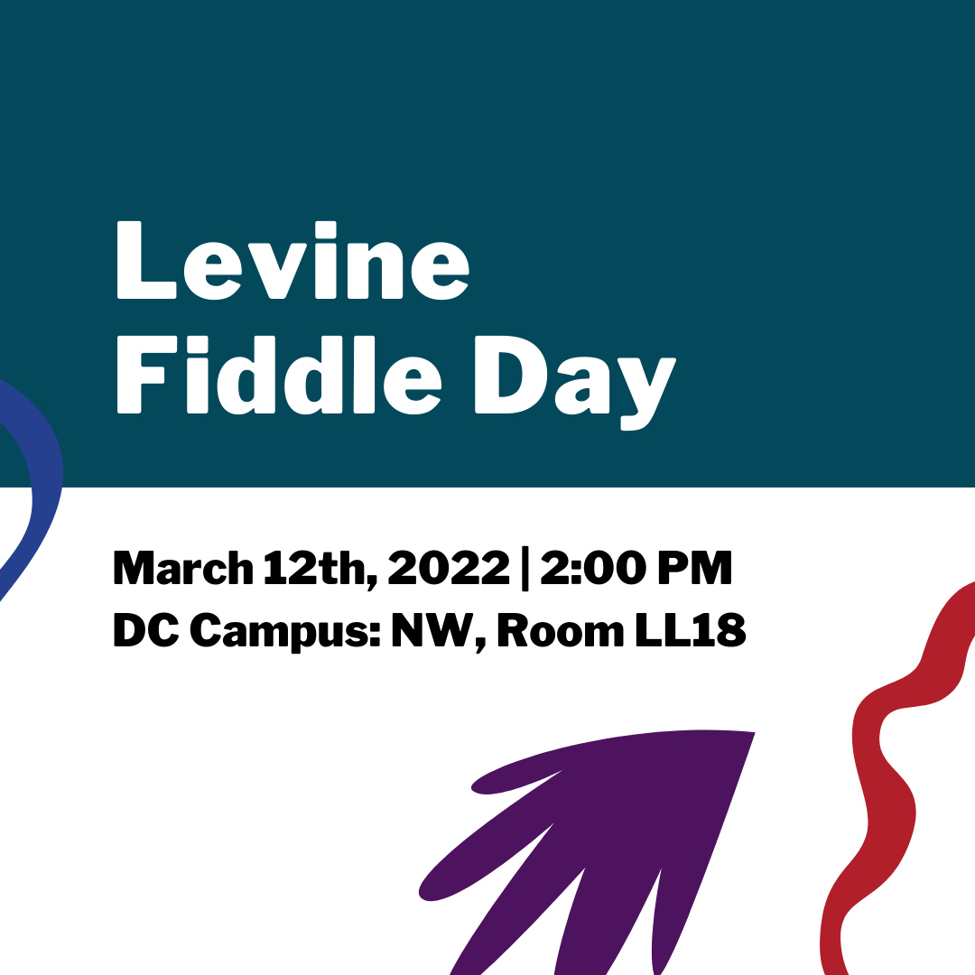 Levine Fiddle Day March 2022 Workshop Strings