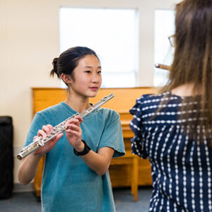 Flute lesson