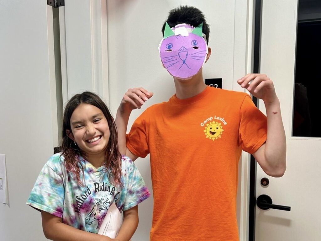 Camper and TA with mask from Camper