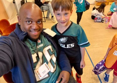 Paul and Caleb, Jersey Day