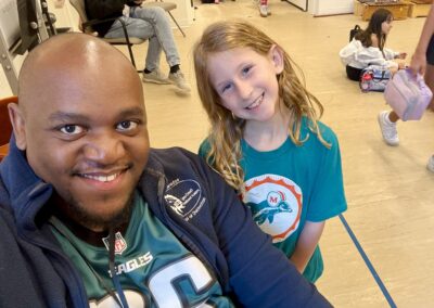 Paul and Leah, Jersey Day