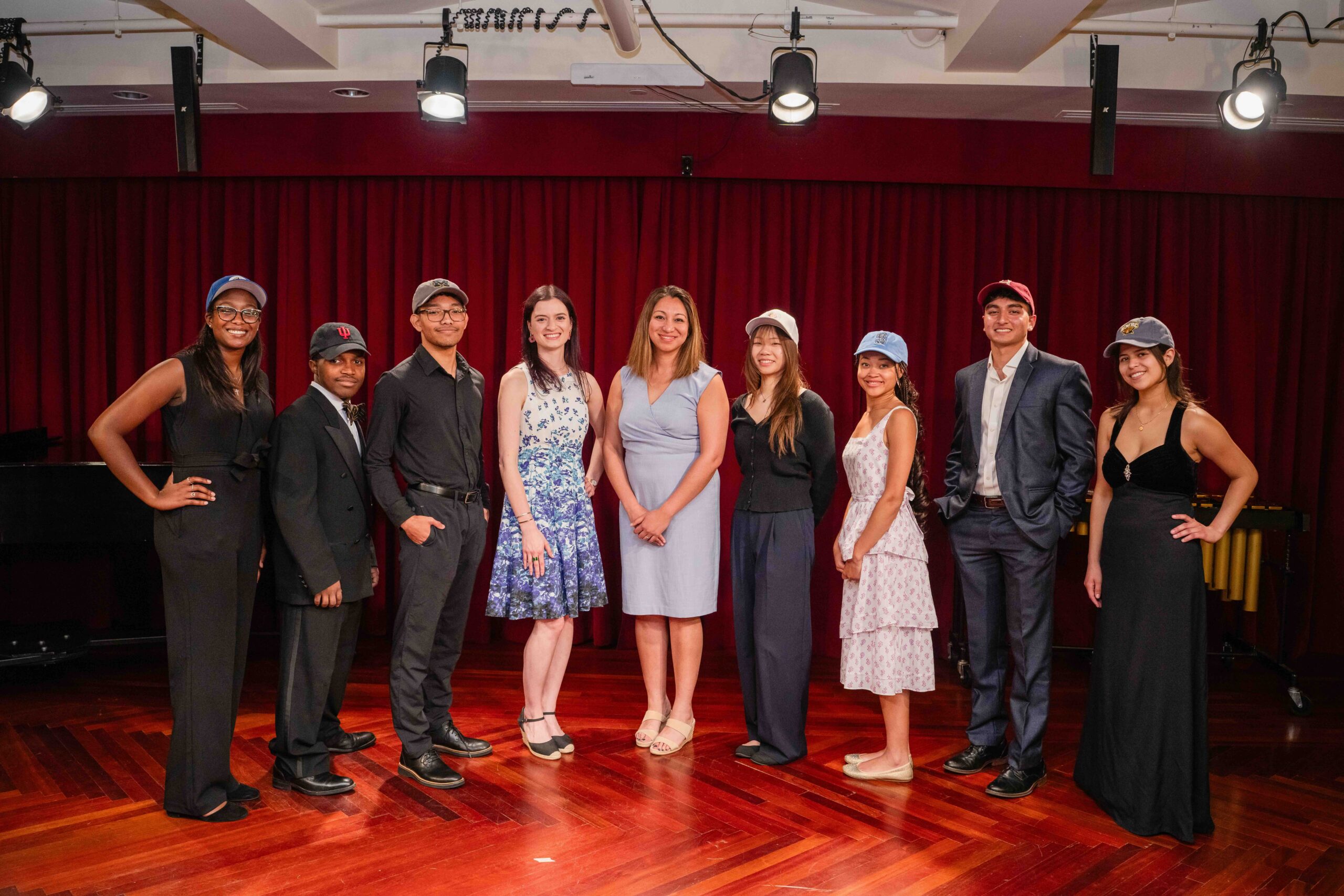 A group photo with a graduating class of WMPI seniors.