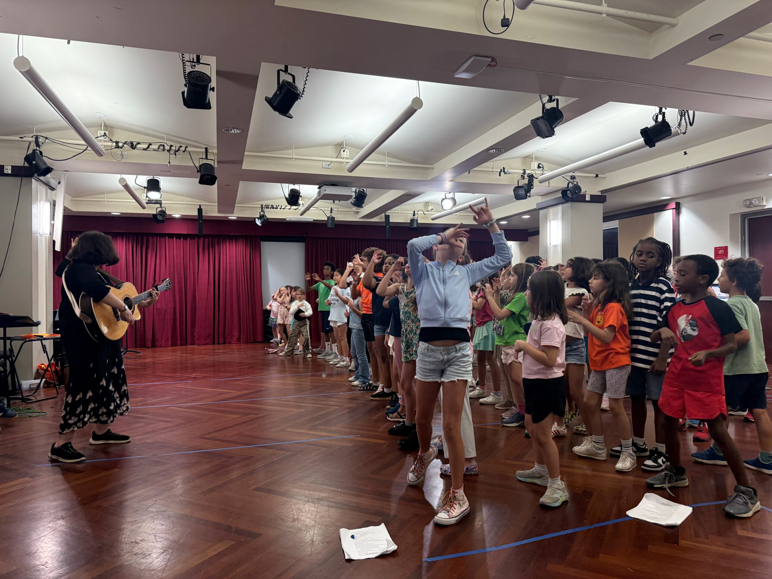 musical theater rehersal
