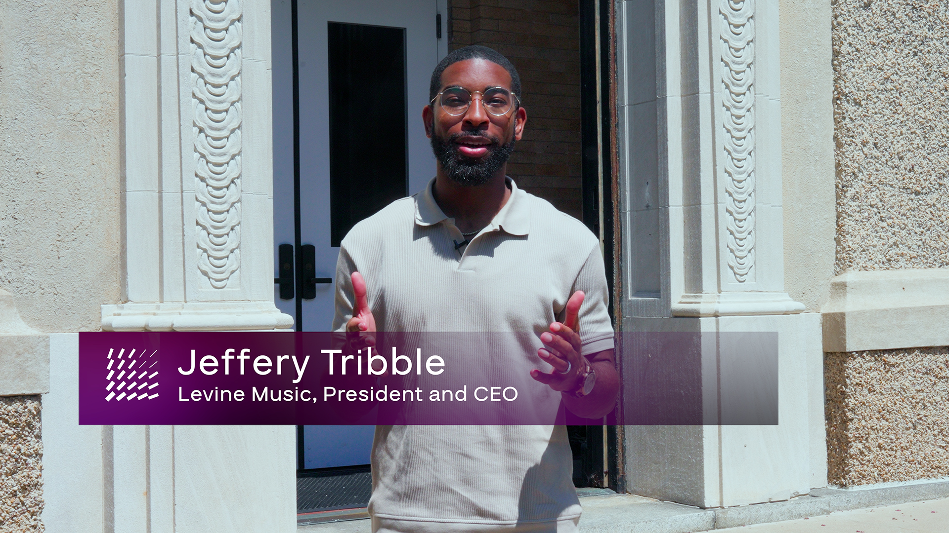 Photo of Levine CEO Jeffery Tribble standing in front of the DC Campus: NW.